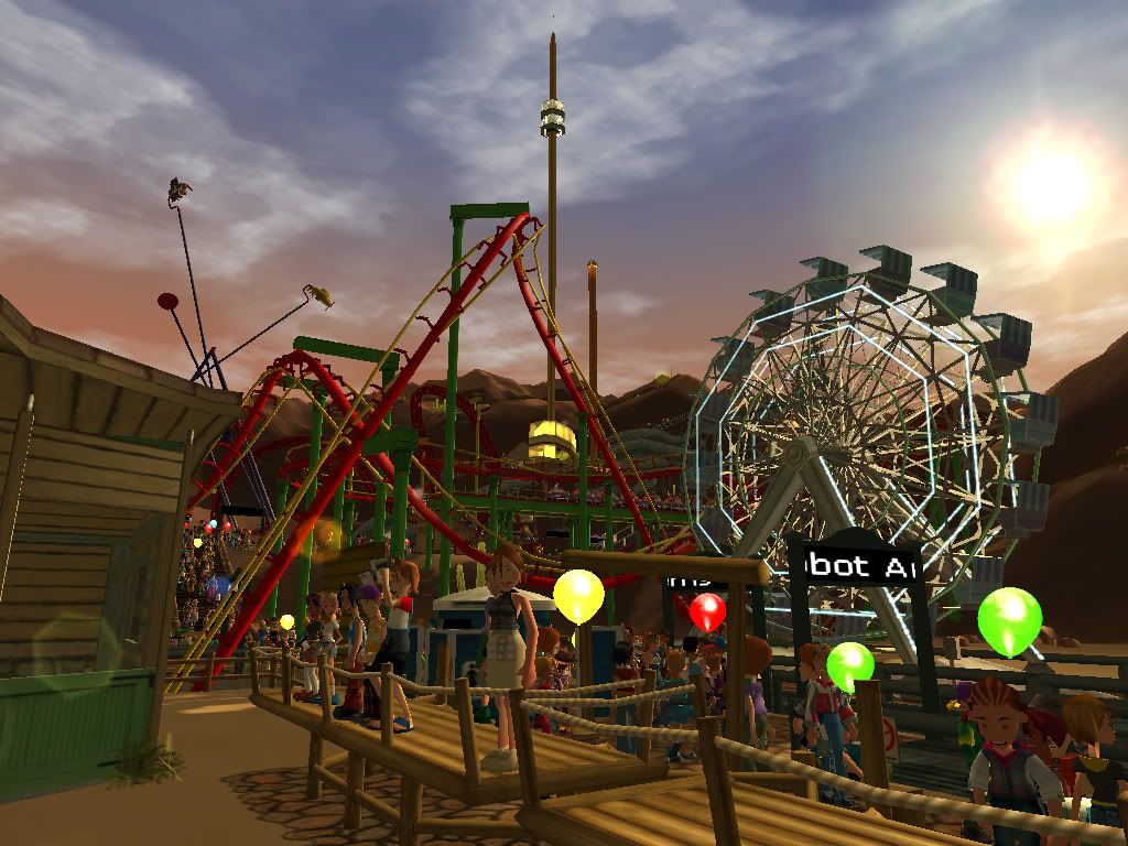 Roller Coaster Tycoon 3+Soaked(Portable) Free Download