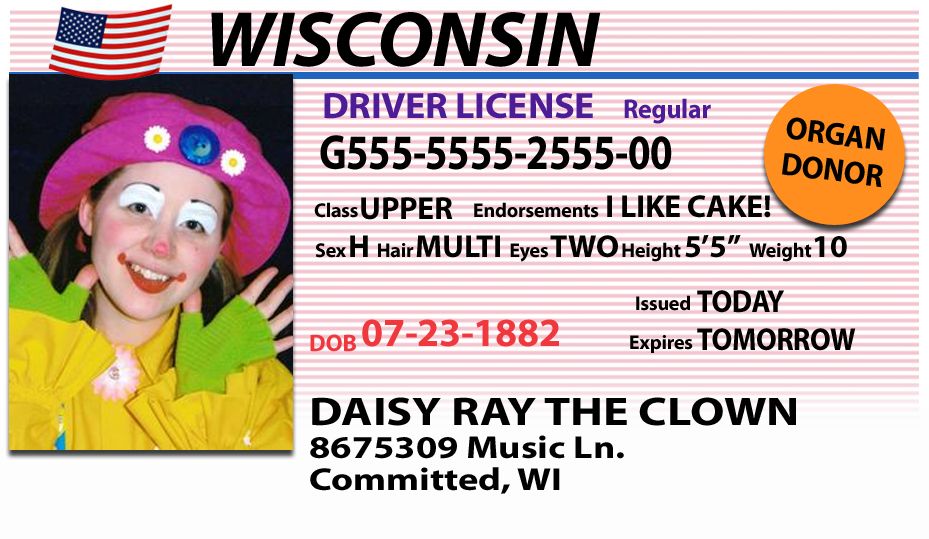 New Wisconsin Drivers License 2012