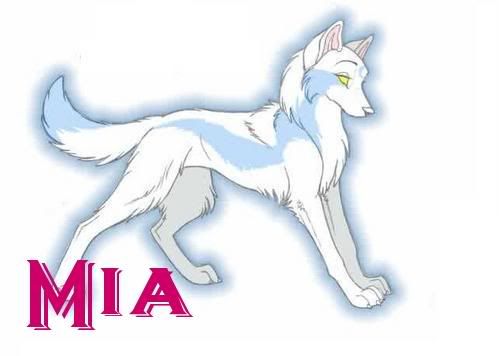 anime wolves with wings. White Anime Wolf (Mia11)