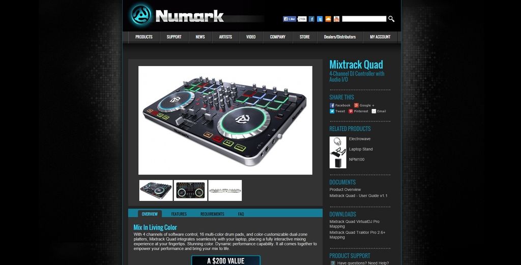 numark mixtrack quad software download