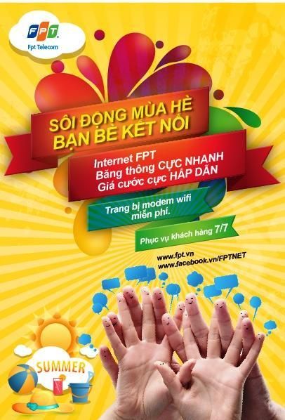 FPT Telecom tung khuyến mại hấp dẫn tháng 7