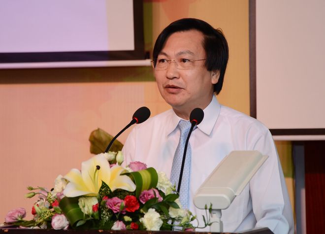 Ông Nguyễn Đức Hữu, Phó Vụ trưởng Vụ Giáo dục Tiểu học - đại diện Ban tổ chức (BTC) cuộc thi ViOlympic