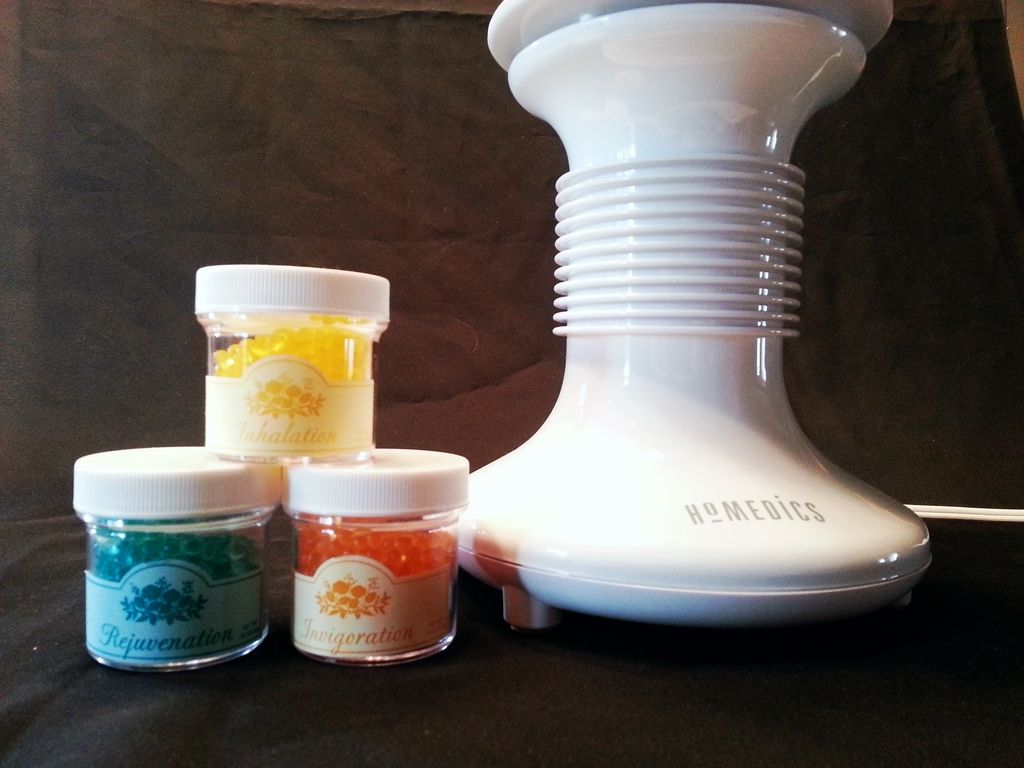 Homedics Body Basics Aromatherapy Diffuser Aroma Spa 3 Sealed Jars