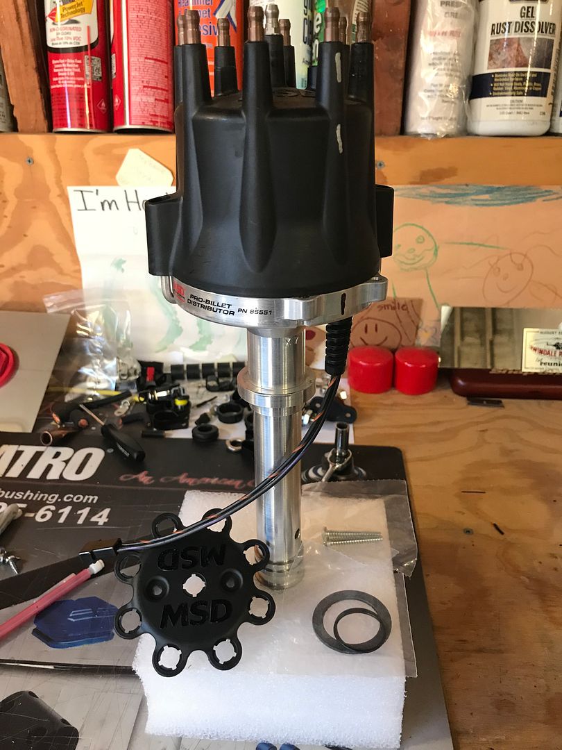 MSD 85551 SBC/BBC Distributor w/race rotor