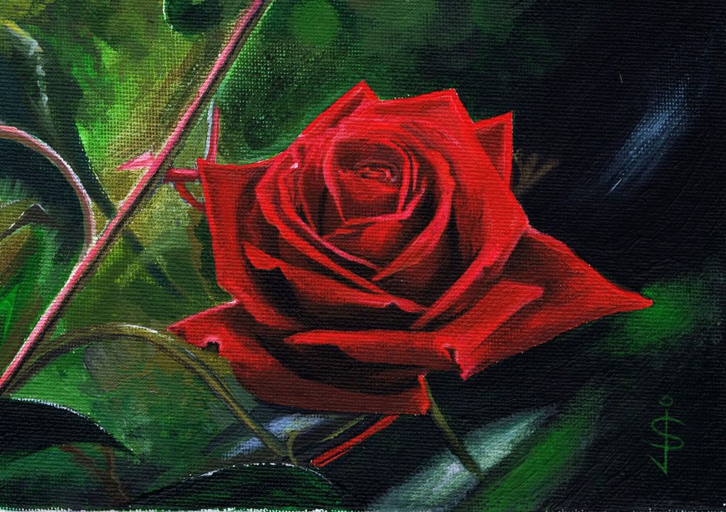 paint a rose