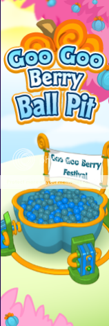 Note the goo goo berry ball pit is an estore exclusive item and
