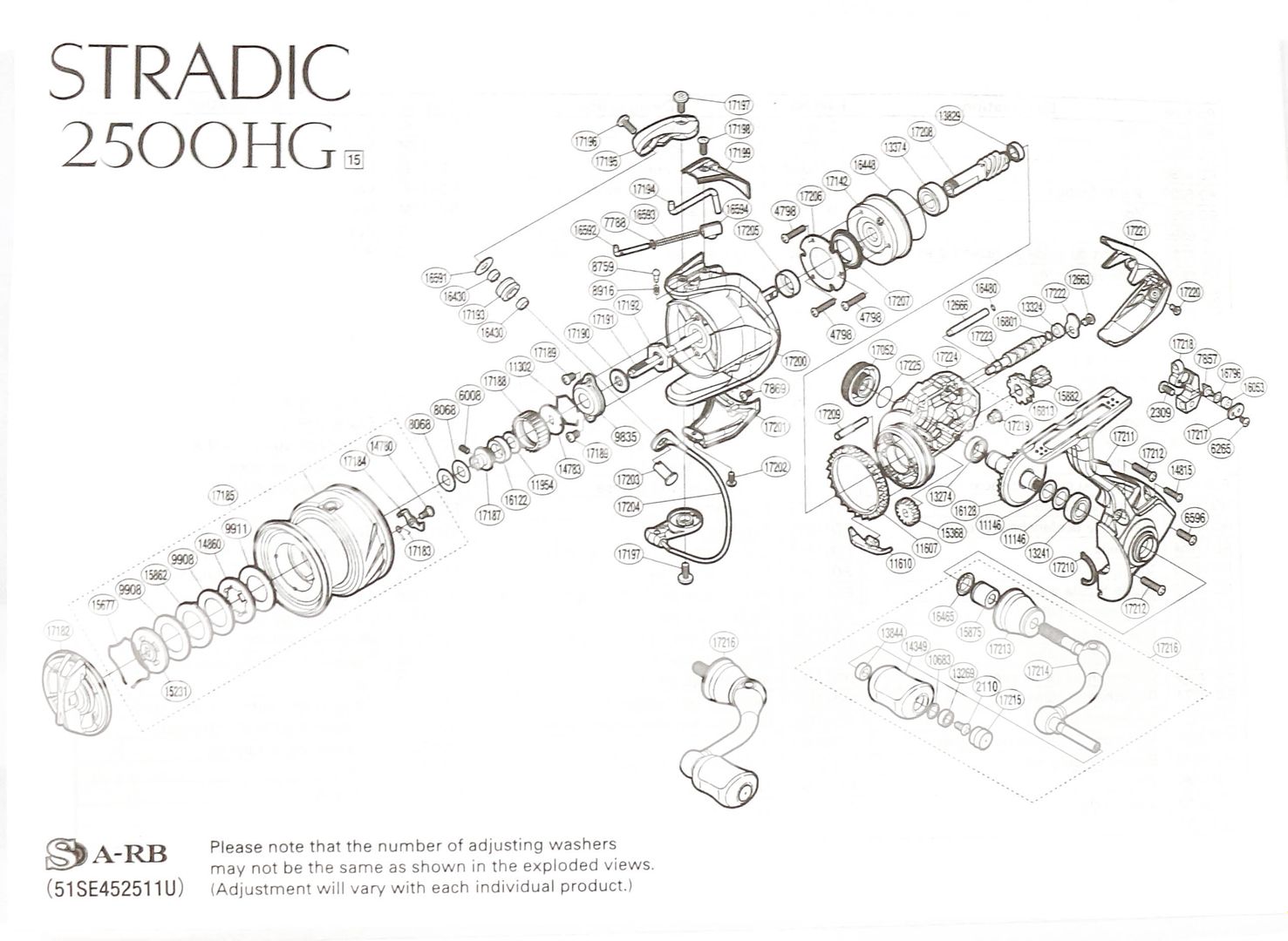 Shimano Stradic Schematic