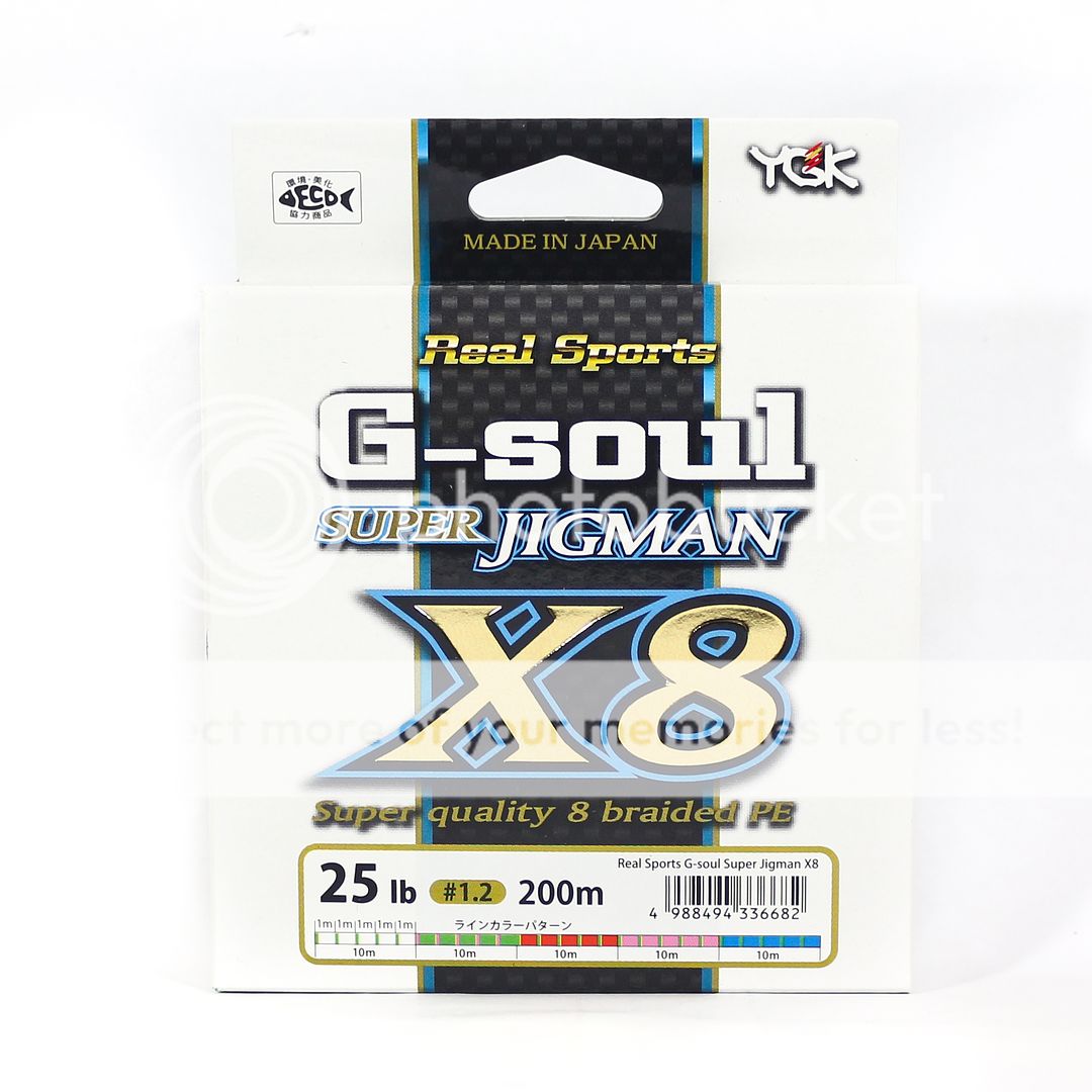 Ygk G Soul Super Jigman X8 Braid Pe 0m Free Shipping Braided Line