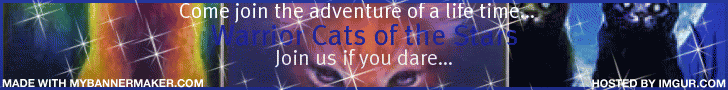 Warrior Cats of the Stars banner