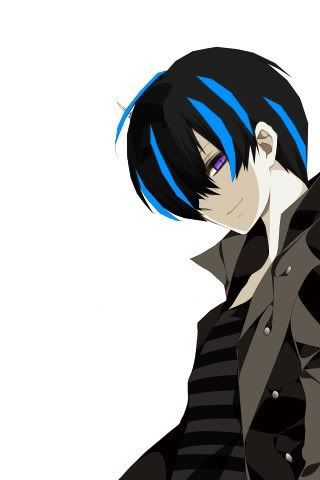 Black Haired Anime Boy Guy With Red Eyes Photo By Pandabear2000