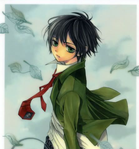 Black Haired Anime Boy Guy With Red Eyes Photo By Pandabear2000
